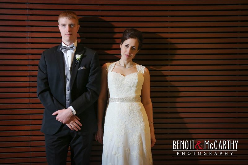 Bride & Groom Portrait at Marriott Long Wharf