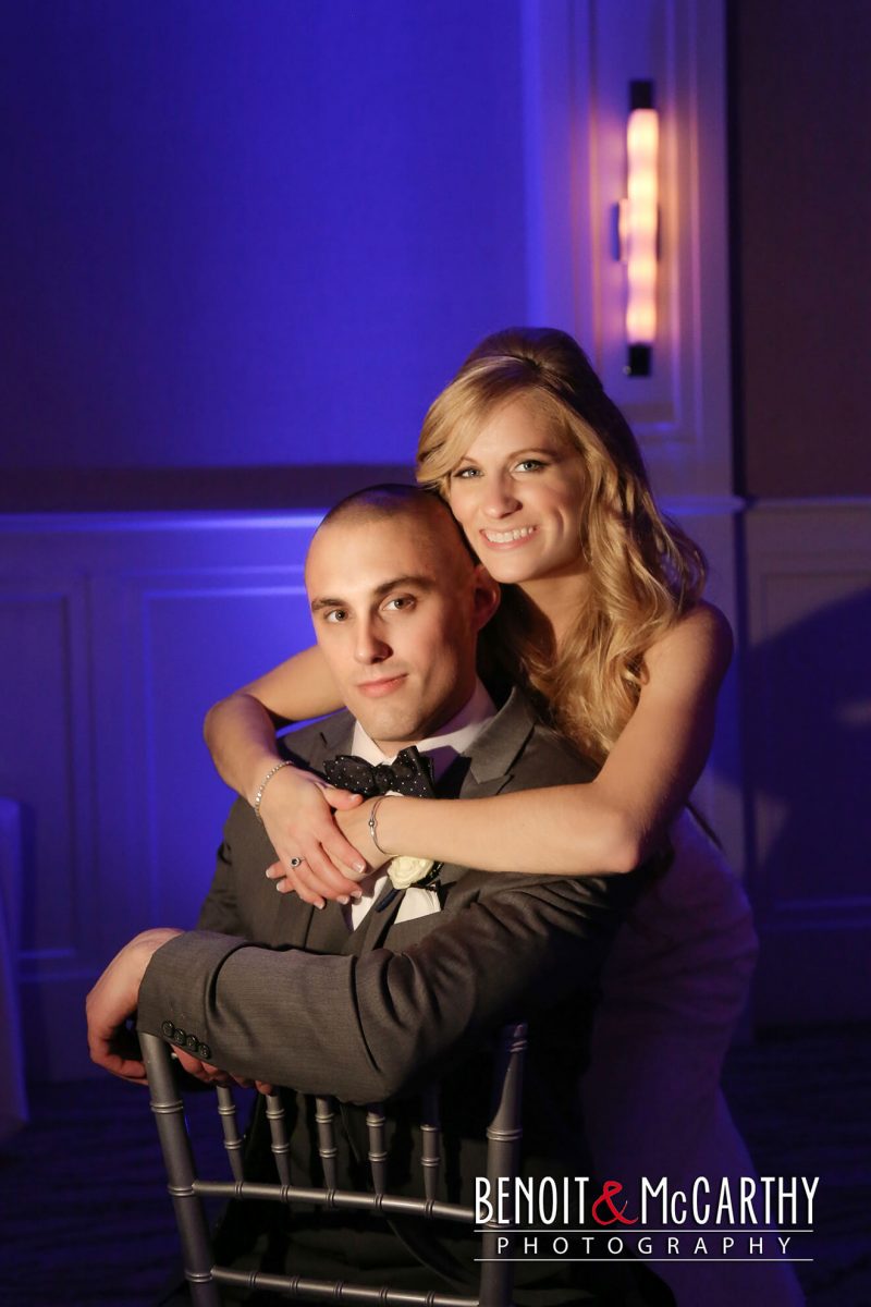 Night Photo of Bride & Groom at Portsmouth Harbor Events